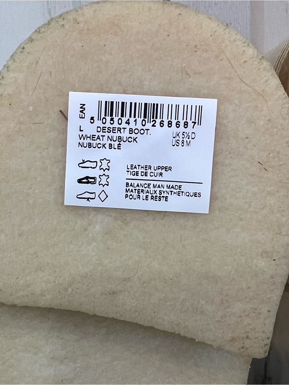 Clarks Originals Desert Boot Women’s Wheat Nubuck Leather Chukka Ankle Boots 8 - Picture 7 of 12